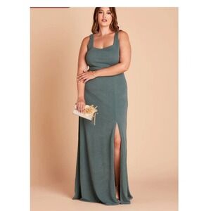 Birdy Grey‎ Women's Dress Alex Sea Grass Size Medium Long Bridesmaids Dress
